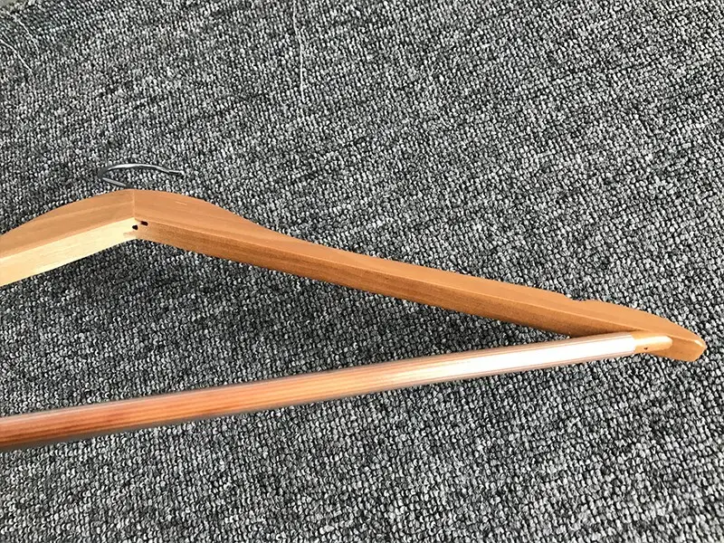 LEEVANS custom wooden cloth hanger hardwearing for trouser 7
