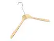 For Chain Clothing Stores Custom Wood Hangers with Logo Nickel Hook with Size 13.5cm by LEEVANS 2