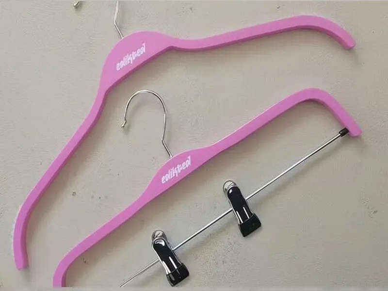 Top Thin Wooden Hangers for Clothing Brand Stores Natural 41.5cm; 1.2cm Thickness 7