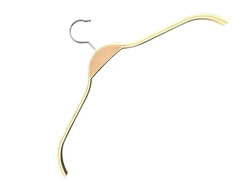 Top Thin Wooden Hangers for Clothing Brand Stores Natural 41.5cm; 1.2cm Thickness 4