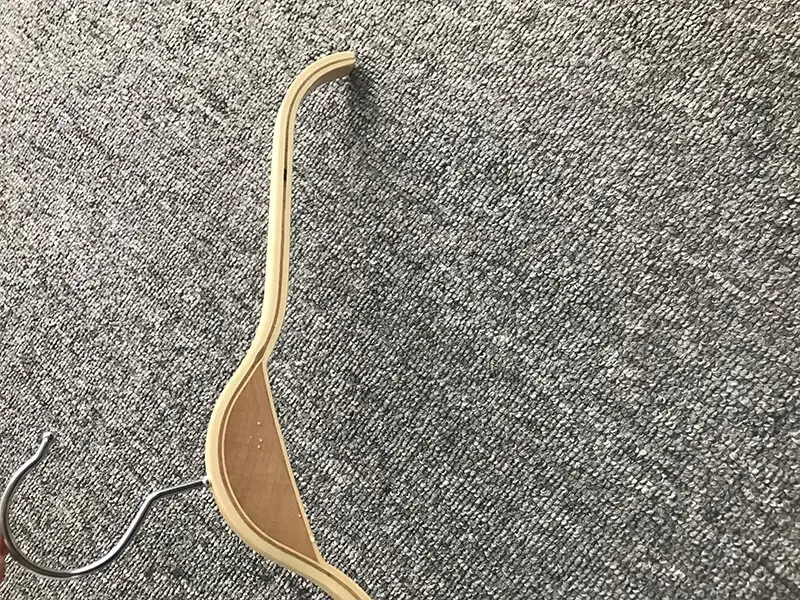 LEEVANS High-quality wooden trouser hangers with clips factory for skirt 4