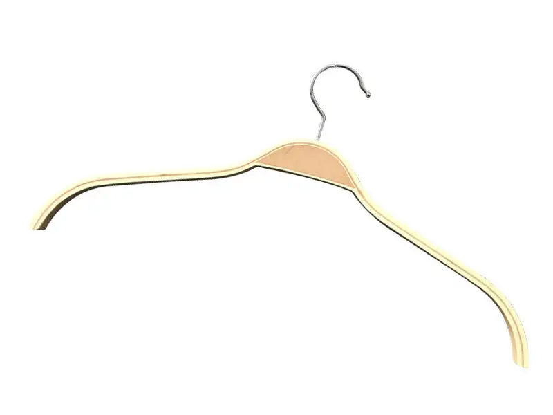 Top Thin Wooden Hangers for Clothing Brand Stores Natural 41.5cm; 1.2cm Thickness 3