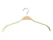 LEEVANS High-quality wooden trouser hangers with clips factory for skirt 2