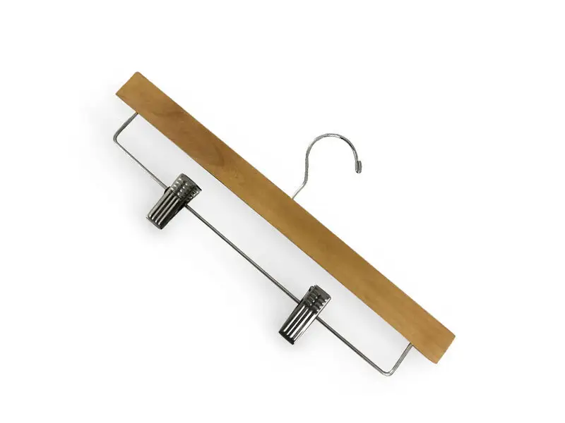 Childrens Wooden Hangers Wholesale 3.0mm Swivel Hook with Chrome Wooden Hangers Wholesale - LEEVANS 4