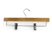 Childrens Wooden Hangers Wholesale 3.0mm Swivel Hook with Chrome Wooden Hangers Wholesale - LEEVANS 3