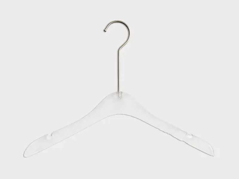 Promotional Clear Transparent Plastic Acrylic Hangers For Coat 1