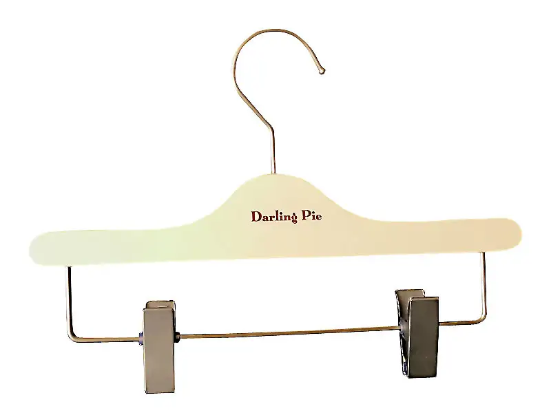 Free Design Creamy White Painting PANTON Color On The Kids' Pants Hangers 1