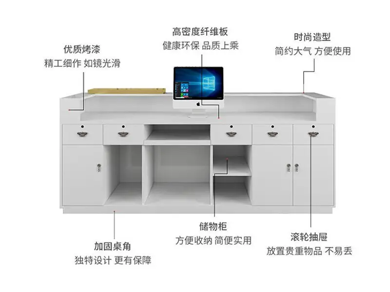 Custom retail checkout counter Suppliers 6
