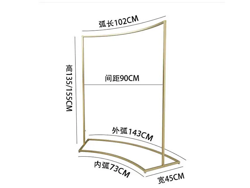 High-quality clothes display stand company1 5