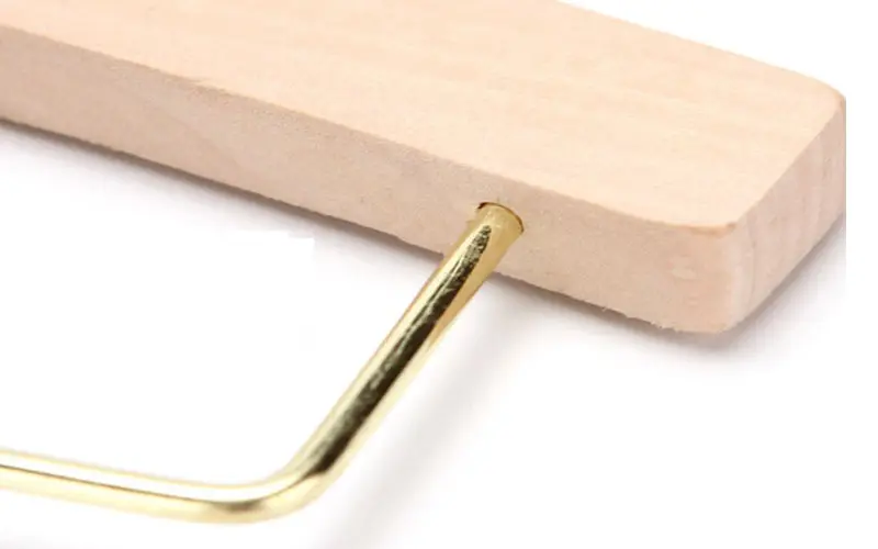 Latest wooden baby clothes hangers for business 6