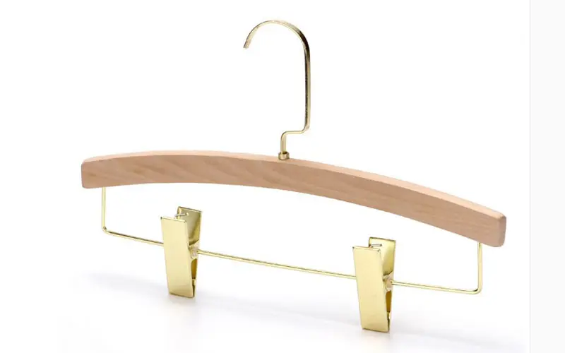 Latest wooden baby clothes hangers for business 4