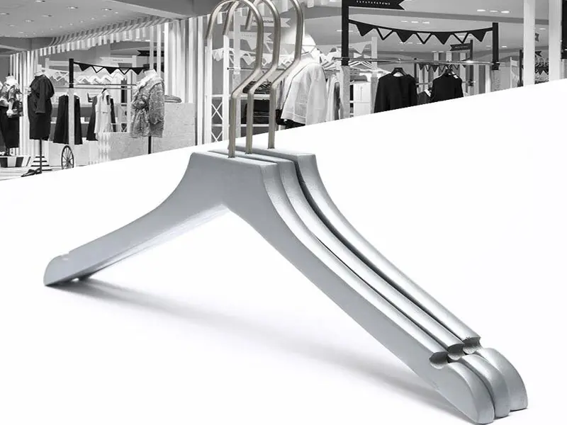 Grey Wooden Hangers 3-5 Days by LEEVANS 4