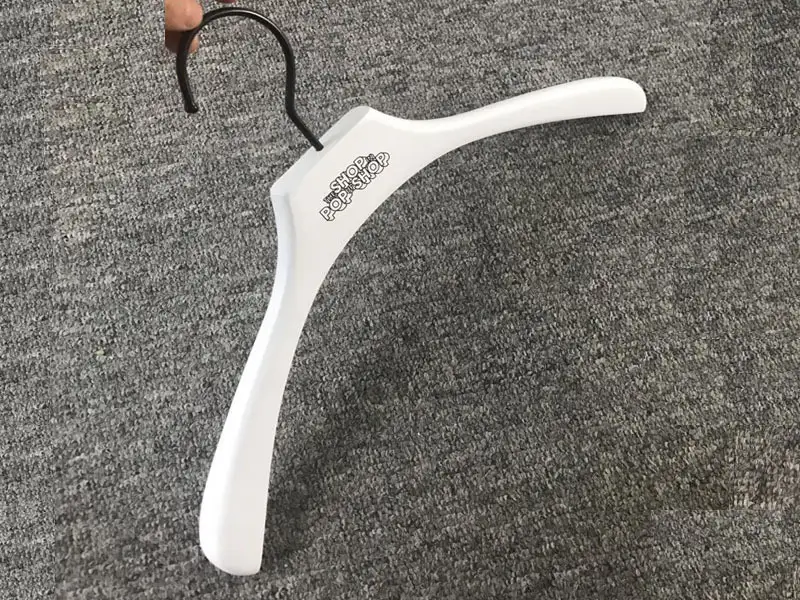 Customized hanger for clothes shop , with shopping bag ,tissue paper ,sticker and tags 1