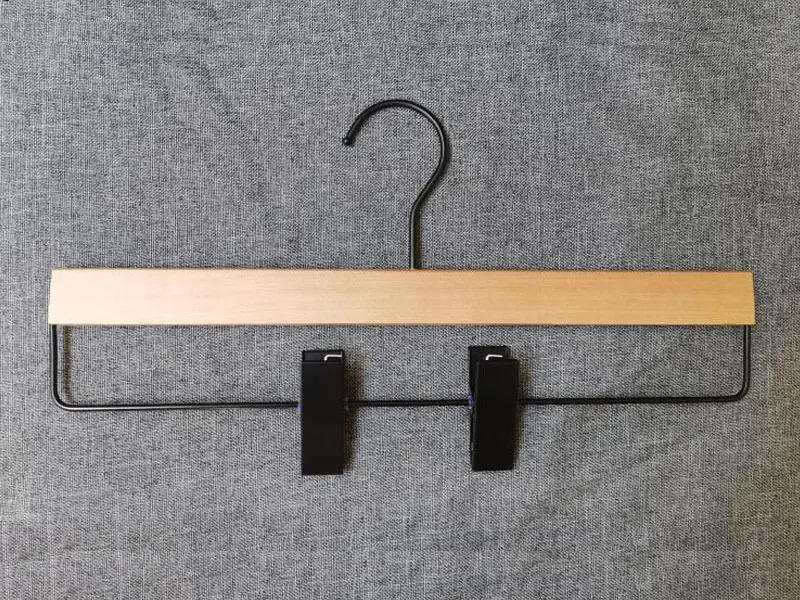 Wooden Trouser Hangers Naturalorcustomized by LEEVANS 4