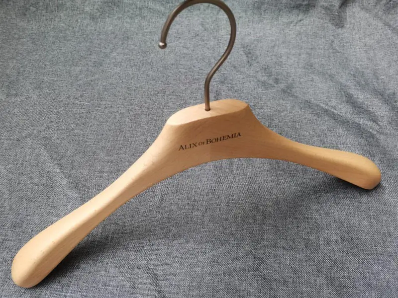 Wooden Pants Hangers Metal Hardware - - LEEVANS 4