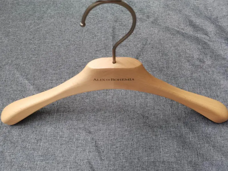 Wooden Pants Hangers Metal Hardware - - LEEVANS 3