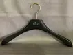 Black Wooden Hangers Wholesale Golden Metal - - LEEVANS 3
