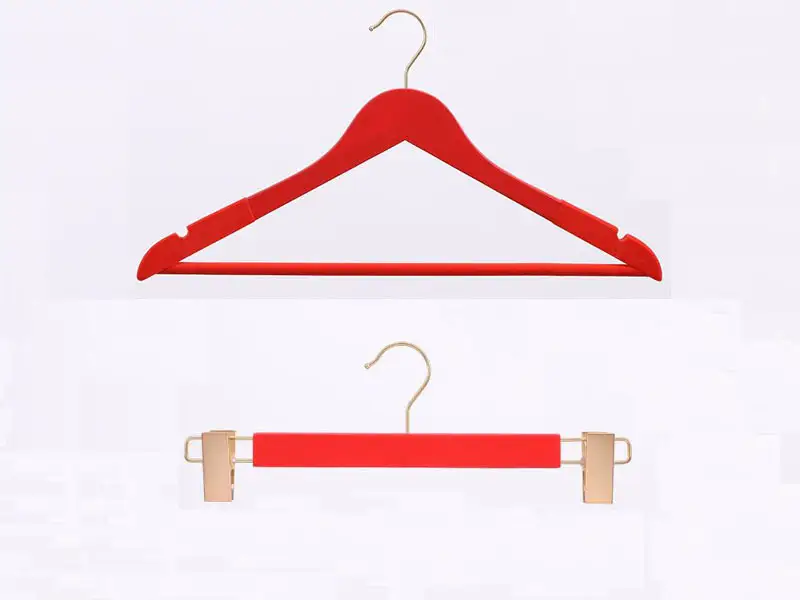 Red wooden hanger 1