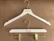 Curved Wooden Hangers Wooden Hanger with Custom Logo Wholesale - LEEVANS 2