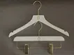 Curved Wooden Hangers Wooden Hanger with Custom Logo Wholesale - LEEVANS 3