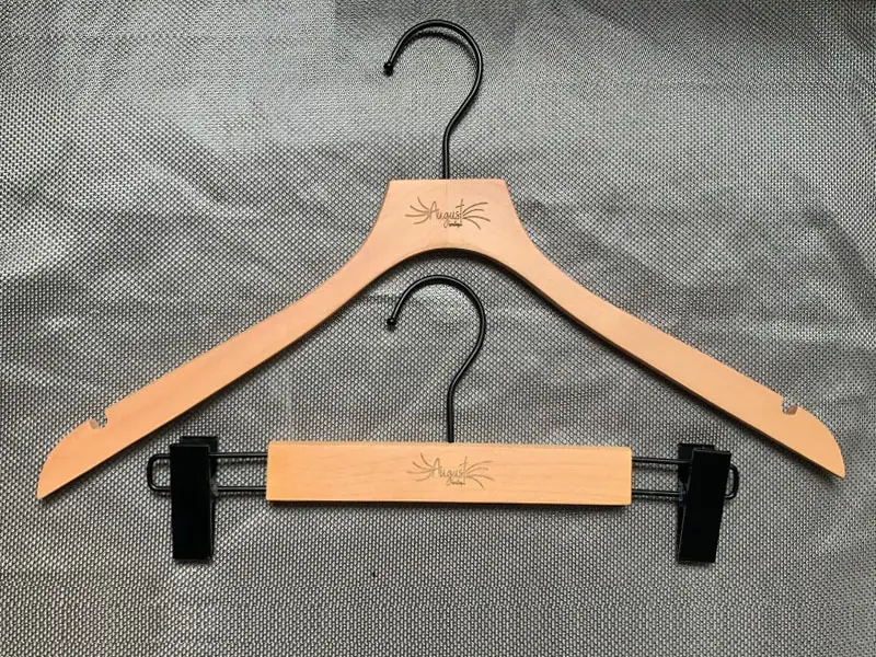 Natural wooden hanger ,customized wooden hanger 1