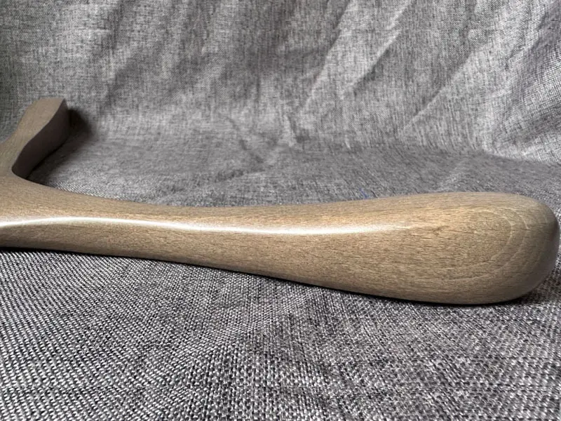 Brown Wooden Hangers Solid Wooden by LEEVANS 6