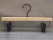 Wood Hangers with Clips Based on Quantity - - LEEVANS 3