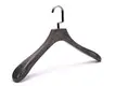 Brown Wooden Hangers Customized Brand Coat Hanger in Wooden by LEEVANS 2