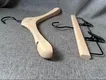 Kids White Wooden Hangers Solid Wooden Wholesale - LEEVANS 2