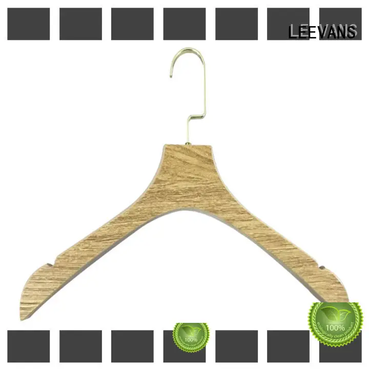 LEEVANS free wooden hanger wholesale manufacturer for children 1