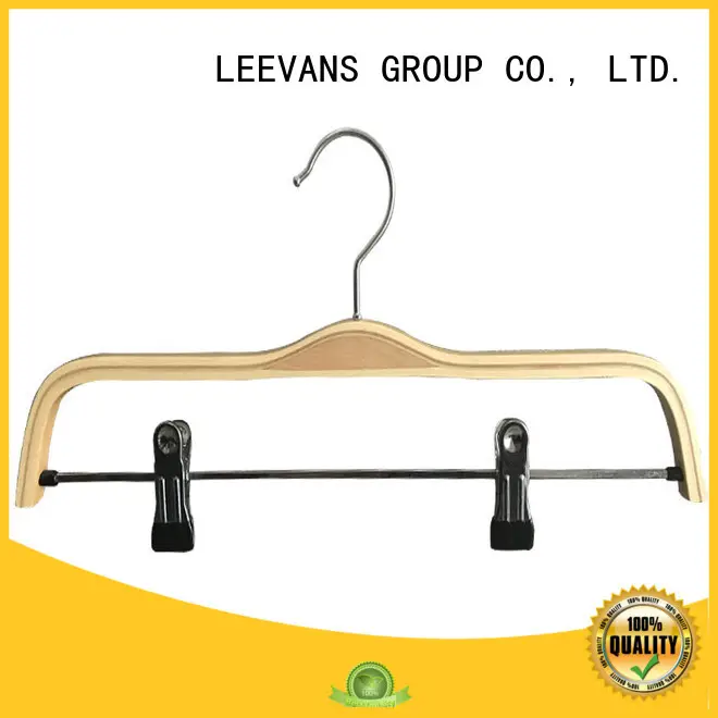 kids white wooden hangers luxury  for children LEEVANS 1