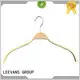 wooden suit hangers natural for clothes LEEVANS 1