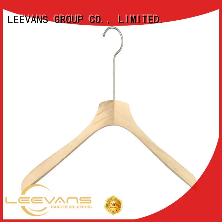 online engraved wooden hangers supplier for pants LEEVANS 1