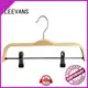 LEEVANS wooden hanger wholesale for skirt 1