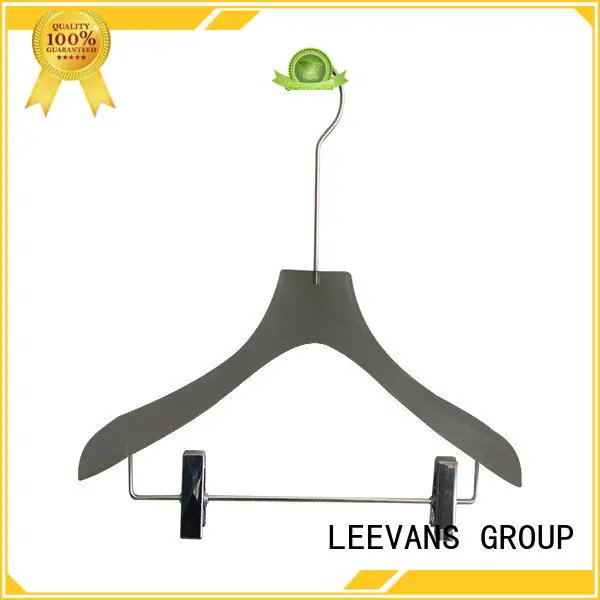 clear decorative clothes hangers supplier for T-shirts LEEVANS 1