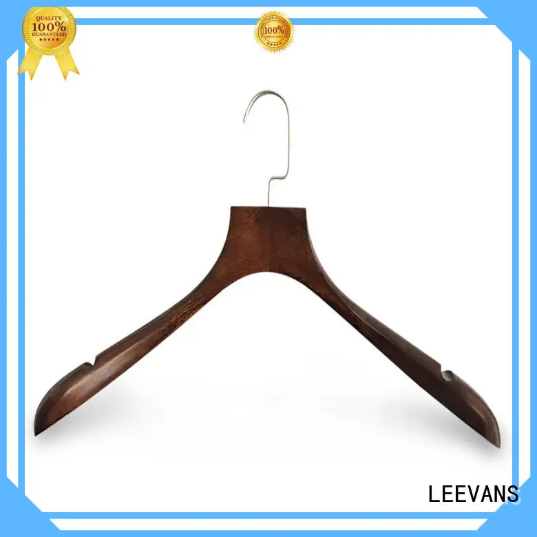 LEEVANS custom personalised wooden hangers wholesale for kids 1