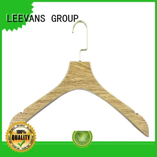 luxury  wooden cloth hanger hangers for trouser LEEVANS 1