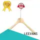 clips curved wooden hangers luxury  for clothes LEEVANS 1