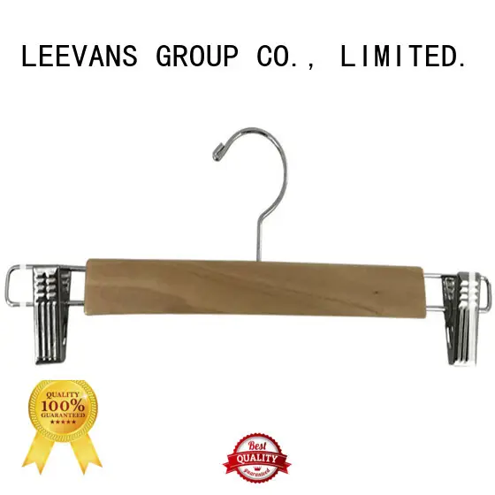 wooden hanger rubber for children LEEVANS 1