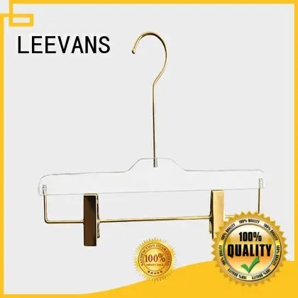 LEEVANS oem best clothes hangers perspex for casuals 1