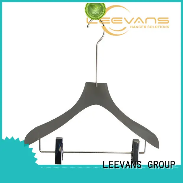 highgrade clothes hangers with clips hanger for pant LEEVANS 1