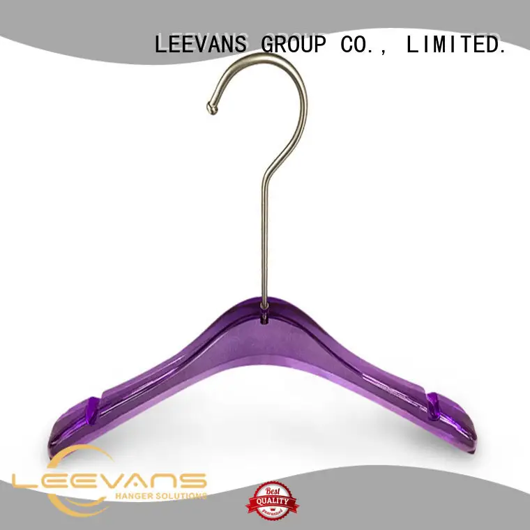 clothes decorative clothes hangers with wide shoulder for T-shirts LEEVANS 1