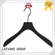 dark brown wooden hangers metal for skirt LEEVANS 1