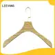 surface pink wooden hangers supplier for pants LEEVANS 1