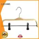LEEVANS directly black wooden hangers wholesale for skirt 1