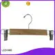 brown wooden suit hanger supplier for kids 1