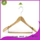white wooden hangers with clips hangers for children LEEVANS 1
