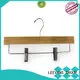 LEEVANS online black wooden hangers wholesale manufacturer for trouser 1