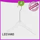 LEEVANS custom acrylic hangers with gold hook lucite for casuals 1
