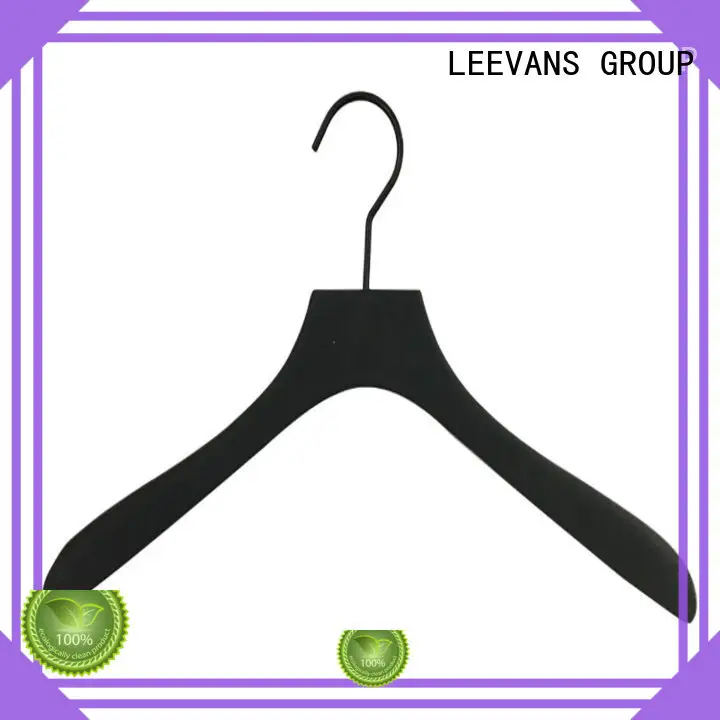 wooden dress hangers clamp for kids LEEVANS 1